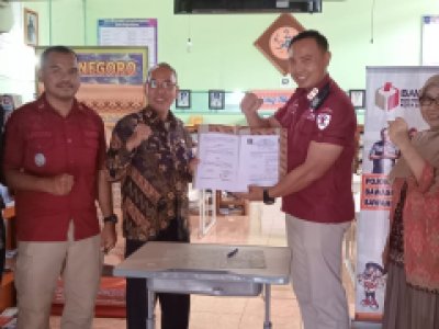 Penandatanganan MoU Lapas Narkotika Kelas III Sawahlunto dengan Dinas Perpustakaan dan Kearsipan