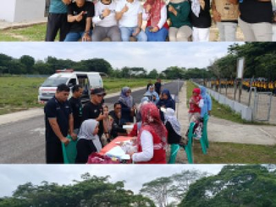 Pengukuran Jasmani dan Cek Kesehatan Gratis Pegawai DPKP2LH