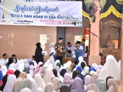 Wali Kota Sawahlunto Hadiri Wirid Gabungan Pemko dan BKMT Bersama Ustadz Zacky Mirza