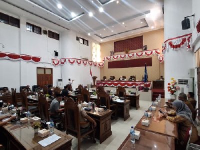 Wali Kota Sawahlunto Sampaikan Nota Pengantar Tentang Rancangan Perubahan Kua Dan PPAS  Kota Sawahlunto Tahun 2025.