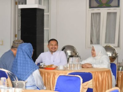 Wakil Wali Kota Sawahlunto Jeffry Hibatullah gelar open house Idul Fitri 1446 H