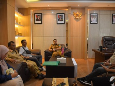 Wakil Wali Kota Sawahlunto Jeffry Hibatullah pimpin rapat persiapan penyelenggaraan pelantikan Ketua Kwarcab Gerakan Pramuka Kota Sawahlunto