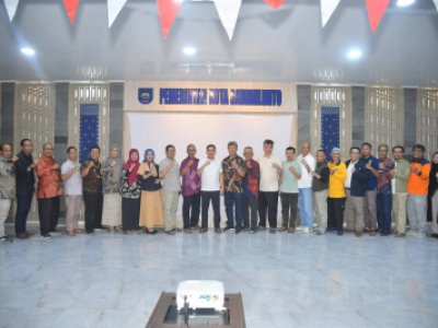 Diskusi Pj Wali Kota dengan jajaran Pusat Studi Bencana Lembaga Penelitian dan Pengabdian Masyarakat (LPPM) Universitas Andalas