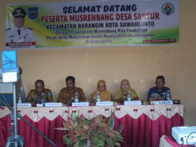 Musrenbang Desa Santur Bahas RKPDesa 2026 dan DU RKPDesa 2027