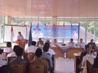 Musyawarah Perencanaan Pembangunan (Musrenbang) Tingkat Kecamatan Silungkang dibuka Wali Kota Sawahlunto Deri Asta