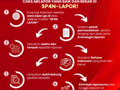 Cara Melapor yang baik di SP4N LAPOR