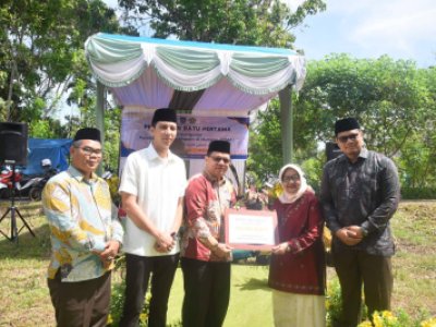 Wali Kota Sawahlunto Hadiri Peletakan Batu Pertama Pondok Pesantren Modern Al-Muttaqin