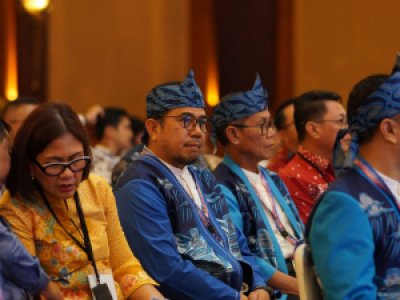 Penjabat (Pj) Wali Kota Sawahlunto Dr. Zefnihan, AP, M. Si, mengikuti kegiatan Musyawarah Nasional Luar Biasa (Munaslub) Asosiasi Pemerintah Kota Seluruh Indonesia (APEKSI) Tahun 2023