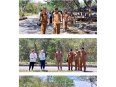 Monitoring Pembangunan Bak Sampah di  Kawasan Lapangan Road Race Kandi