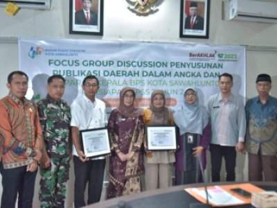 Sekda Kota Sawahlunto pimpin FGD penyusunan daerah dalam angka dan Rakor  Evaluasi Penyelenggaraan  Statistik  Sektoral
