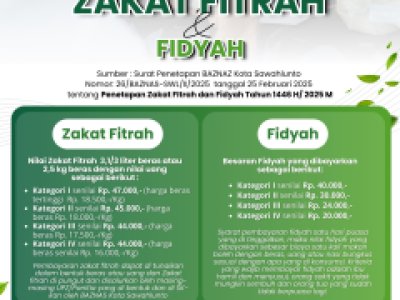 Penetapan Zakat Fitrah dan Fidyah 1446 H/ 2025