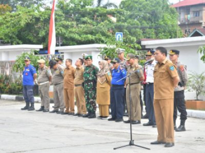 Pemko TNI dan Polri Gelar Apel Siaga Jaga Kondusivitas Sawahlunto