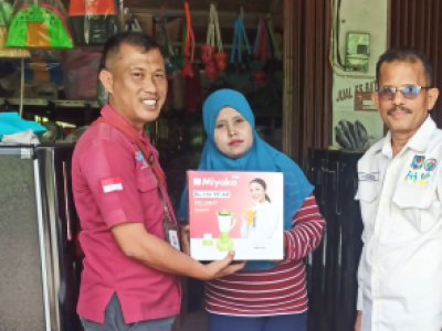 Penyaluran Bantuan PENA (Pahlawan Ekonomi Nusantara) tahap III tahun 2024 dari Kementerian Sosial RI di Kota Sawahlunto