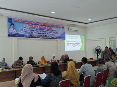 Musrenbang pembahasan RKPDesa tahun 2025 dan DU RKPDesa Tahun 2026 di Desa Silungkang Tigo