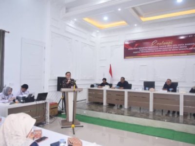 Rapat  evaluasi Pilkada Kota Sawahlunto