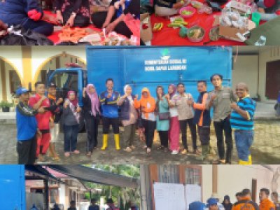 Bantuan Dapur Umum Untuk Korban Bencana Alam Tanah Longsor dan Banjir Di Kota Sawahlunto
