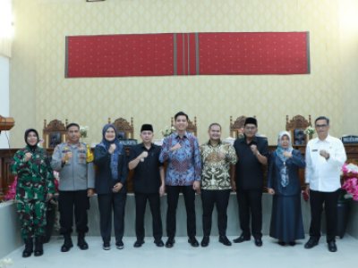 DPRD Kota Sawahlunto Gelar Rapat Paripurna Dalam Rangka  Pengumuman Hasil Penetapan Pasangan Walikota dan Wakil Walikota Sawahlunto Hasil Pilkada Serentak Tahun 2024