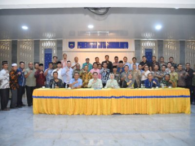 Rapat koordinasi mengenai transisi kepemimpinan pasca pelantikan kepala daerah terpilih