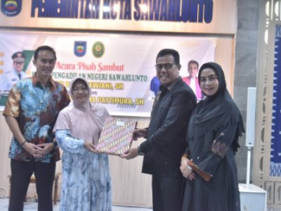 Pj Walikota Zefnihan hadiri acara pisah sambut Ketua Pengadilan Negeri Kota Sawahlunto