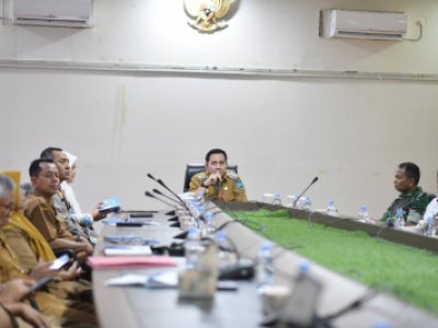 Rapat koordinasi yang diikuti jajaran Forkopimda Persiapan pelaksanaan tahapan kampanye serta debat Pilkada Wali Kota dan Wakil Wali Kota Sawahlunto