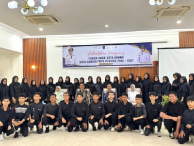 Pengukuhan Pengurus Forum Anak Kota Arang (FAKA) Kota Sawahlunto Periode 2025-2027