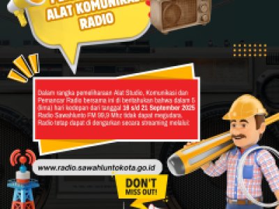 Radio Sawahlunto FM 99,9 MHz Off Air Sementara, Tetap Bisa didengarkan via Streaming
