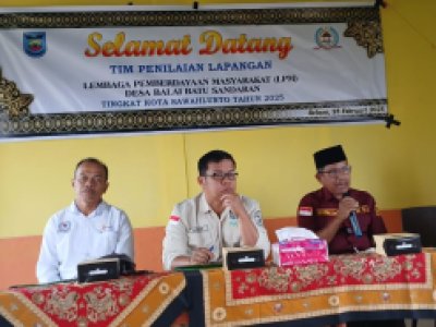 Penilaian Lembaga Pemberdayaan Masyarakat (LPM) Terbaik Tingkat Kota Sawahlunto Tahun 2025