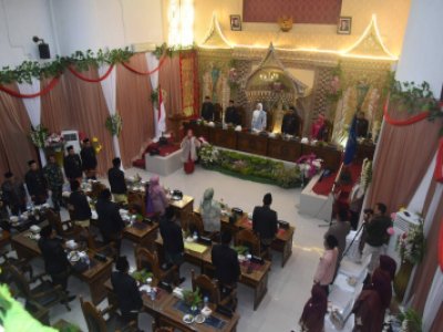 Rapat paripurna istimewa DPRD Sawahlunto dalam rangka memperingati Hari Jadi Kota Sawahlunto ke-136