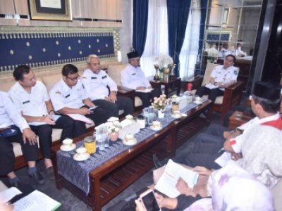 Kunjungan pengurus Dewan Koperasi Indonesia (Dekopinda) Kota Sawahlunto