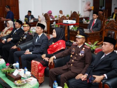 Rapat Paripurna DPRD Kota Sawahlunto dalam rangka mendengarkan Pidato Kenegaraan Hut RI Ke-80