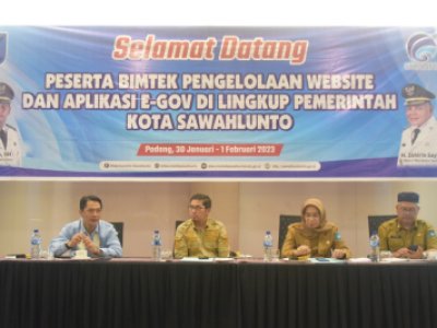 Gelar Bimtek Untuk Tenaga Pengelola, Pemko Sawahlunto Komitmen Optimalkan Pengelolaan Website dan Aplikasi E-Government