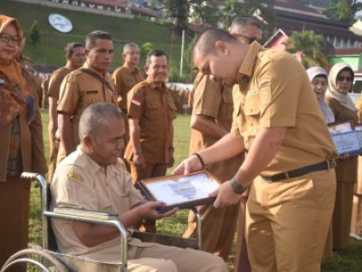 Pemko Sawahlunto Apresiasi Kinerja dan Dedikasi ASN  lewat Apel Gabungan