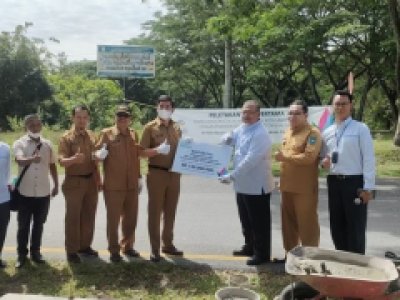 PLTU UPK Ombilin Kota Sawahlunto berikan bantuan  tanggung jawab sosial Lingkungan (TJSL)