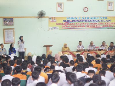 Sosialisasi Sekolah Kedinasan Kementrian Perhubungan dan Kunjungan ke Workshop di SMK Negeri 2 Sawahlunto