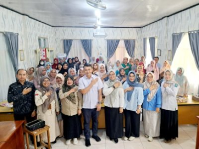 Kunjungan kaji Tiru Peserta orientasi Dinas Kesehatan dari seluruh kabupaten Kota Se Sumatera Barat ke Puskesmas Silungkang