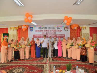 Hari Ulang Tahun (HUT) Dharma Wanita Persatuan (DWP) ke-24 Sawahlunto  kali ini diusung dengan tema ''Peran Strategis Perempuan Dalam Pembangunan Berkelanjutan'