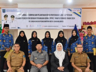 Wawako Sawahlunto Lantik  7 PPPK Tahap 2 Tahun 2024