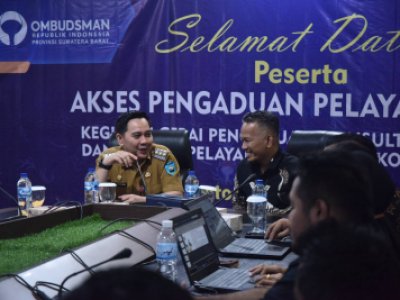 Kegiatan Gerai Pengaduan, konsultasi, sosialisasi dan edukasi pelayanan publik oleh Ombudsman Sumbar