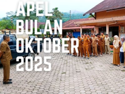 APEL BULAN OKTOBER DPKP2LH SAWAHLUNTO