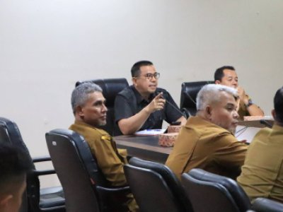Rapat Pimpinan (Rapim) membahas persiapan evaluasi Penjabat Wako Triwulan II Kota Sawahlunto