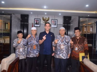 Wali Kota Sawahlunto Riyanda Putra audiensi dengan jajaran pimpinan Baznas Sawahlunto