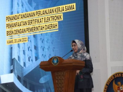 Pemko Sawahlunto Kerja Sama Dengan BSSN Lindungi Sertifikat Elektronik