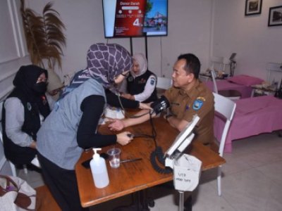 Penyelenggaraan donor darah oleh  Hotel Khas Ombilin dihadiri oleh Pj Sekda Kota Sawahlunto