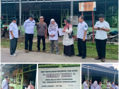 MONITORING DARI BADAN PENGUJIAN DAN SERTIFIKASI MUTU BARANG (BPSMB) DINAS PERINDAG PROVINSI SUMATERA BARAT SEKALIGUS PENGAMBILAN SAMPEL