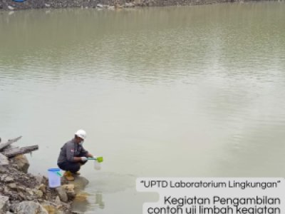 UPTD Lab Lingkungan Lakukan Uji Sampel Limbah Tambang Batubara