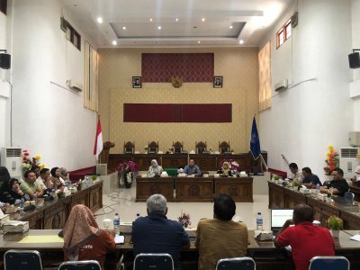 Pedagang Ngeluh, Komisi II DPRD Kota Sawahlunto Lakukan Audiensi