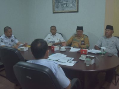 Wawako Sawahlunto  Pimpin Rapat  Persiapan  Kafilah MTQ Sumbar ke -41