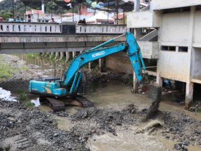 "Normalisasi Batang Lunto" Dalam rangka Hari Bakti Dinas PU ke 79
