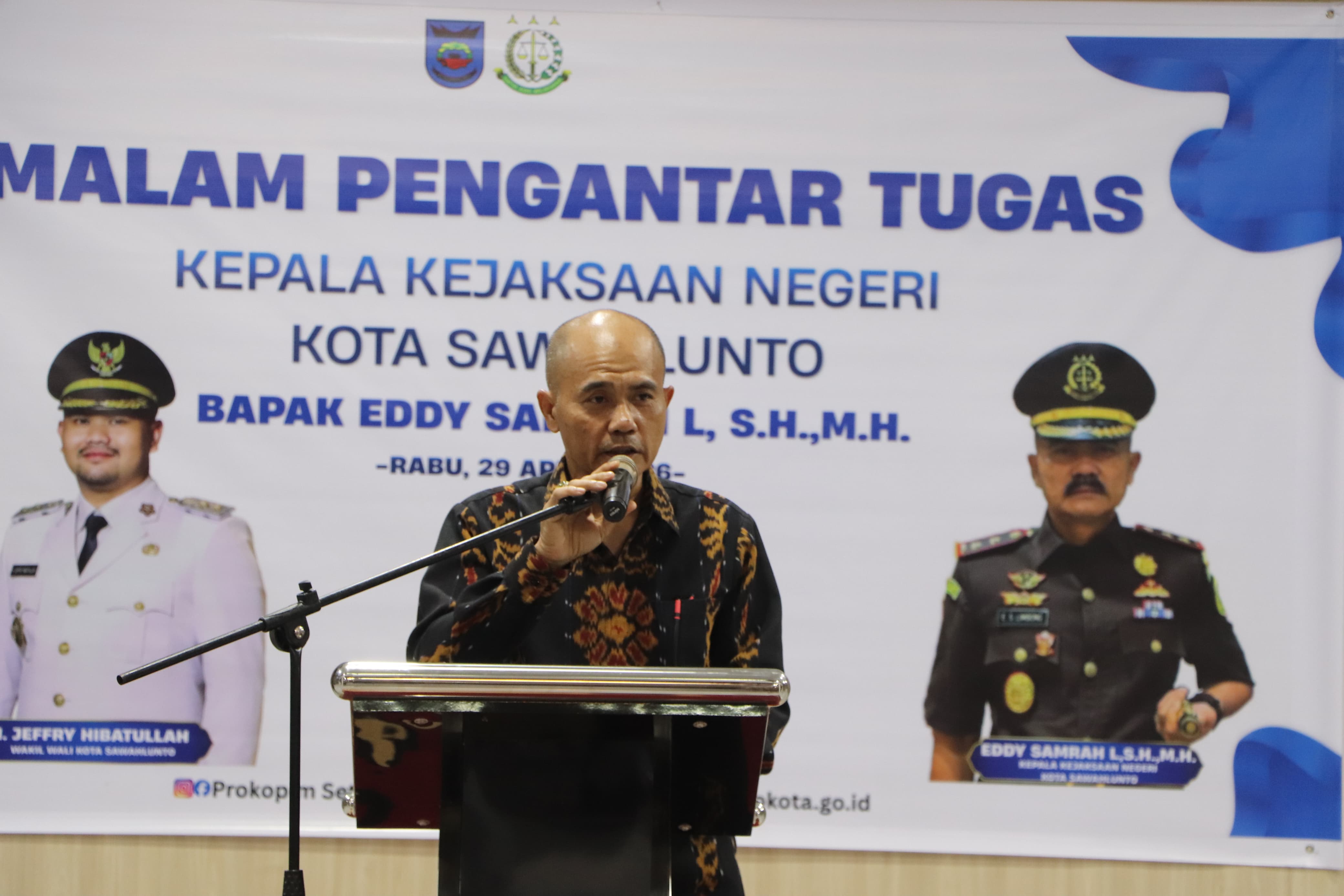 Momen Penuh Hangat, Pemko Sawahlunto Gelar Malam Pengantar Tugas Kajari Edi Samrah