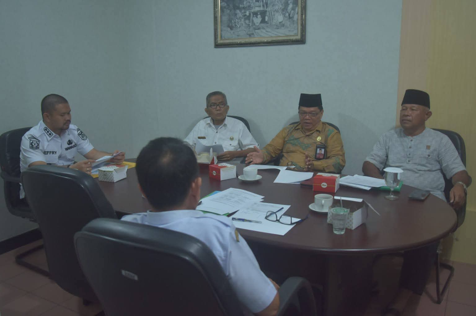 Wawako Sawahlunto  Pimpin Rapat  Persiapan  Kafilah MTQ Sumbar ke -41